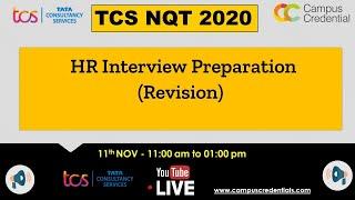 TCS- NQT - HR  INTERVIEW PREPARATION