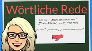 Wörtliche Rede  Satzzeichen einfach erklärt  Deutsch lernen  Anführungszeichen  Grammatik