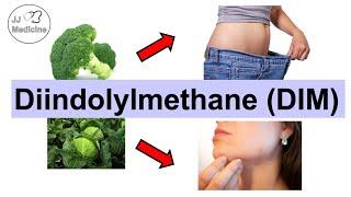 Diindolylmethane DIM Herbal Supplement for PCOS Obesity Infections  Sources Hormonal Changes