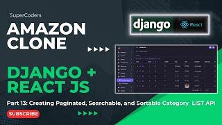 Building Your Amazon Ecommerce Clone Part 13 - Create Paginated Search and Sort Category List API