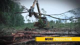 313D2 LGP Excavator Performs Forestry Applications in Indonesia