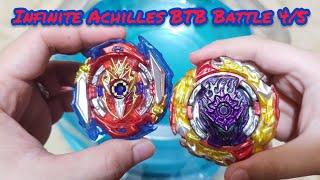 Infinite Achilles BTB Battle  part 45  Beyblade Burst  ベイブレードバーストスーパーキング  flash back video 