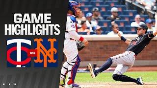 Twins vs. Mets Game Highlights 73124  MLB Highlights