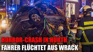 Horrorcrash in Hürth Fahrer flieht und lässt toten Mitfahrer zurück  28.04.2023