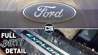 Transforming a DIRTY Ford Explorer  Satisfying Car Detailing