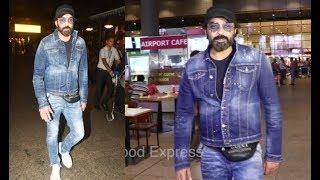 Bobby Deol Looking Handsome In Beard Look At Airport Upcoming Movie But