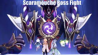 Genshin Impact - Scaramouche Boss Fight God Scaramouche vs Aether