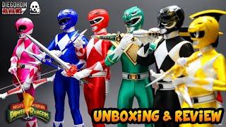 POWER RANGERS Threezero Mega Pack 16 Unboxing e Review BR  DiegoHDM