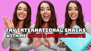 Try INTERNATIONAL snacks with me with a special guest featuring Try Treats