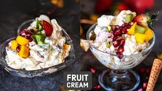 Fruit Cream Recipe ASMR - How to Make Fruit Cream Salad - Easy Easter Dessert - Gluten Free