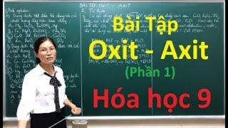 Hóa học 9# Bài tập về Oxit - Axit Phần 1