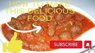 How To make rice Kofta with sauce- very quickly