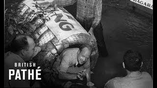 Trip over Niagara Falls in Barrel 1951