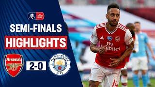 Lethal Aubameyang Sends Arsenal to the Final  Arsenal 2-0 Manchester City  Emirates FA Cup 1920