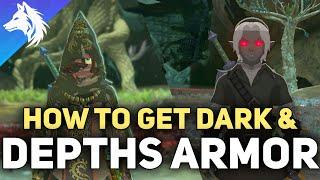 How To Get Depths Armor & Dark Armor  All Poe Statues  Zelda Tears of The Kingdom