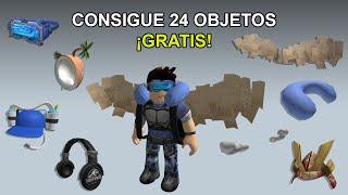 CONSIGUE 24 ITEMS GRATIS EN ROBLOX  OCTUBRE 2023