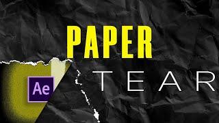 Paper Tear Tutorial After EffectsHow To Create Paper Tear In After EffectsNo Plugin