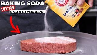 I Tried GUGAS BAKING SODA Test on a VEGAN STEAK and this happened