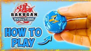 How To Play Bakugan  Bakugan Evolutions Toy Battling Game & Arena