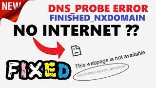 DNS_PROBE_FINISHED_NXDOMAIN Windows 10  How to Fix Chrome Error DNS Probe Finished NXDOMAIN