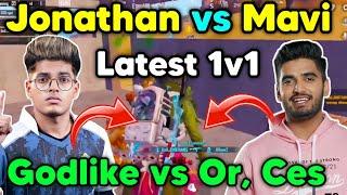 Jonathan vs Mavi 1v1  Godlike vs Or Ces latest 4v4 fight 