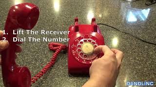 How To Dial a ROTARY TELEPHONE a guide for Generation Z & Late Millenials...really