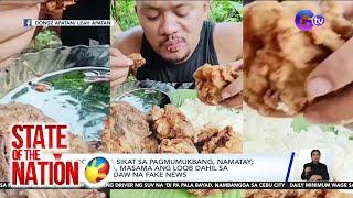 Vlogger na sikat sa pagmumukbang namatay Kapatid niya masama ang loob dahil sa kumakalat... SONA