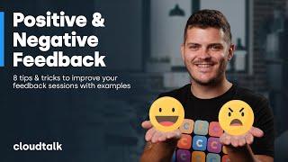 Giving positive & negative feedback at work + 8 tips & trick with examples