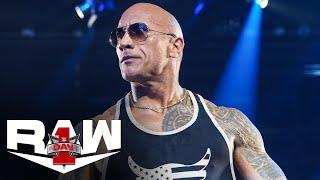 FULL SEGMENT – The Rock returns and wants The Head of the Table Raw Day 1 highlights Jan. 1 2024