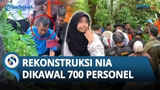 BUKAN MAIN Rekonstruksi Kasus Nia Gadis Penjual Gorengan Dikawal 700 Personel Indra Ikut Hadir