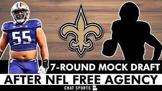 2024 Saints Mock Draft 7-Round New Orleans Saints NFL Mock Draft Simulation After NFL Free Agency
