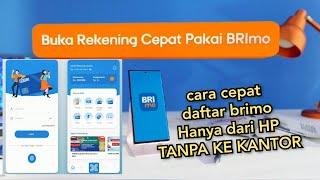 Cara cepat daftar internet banking bri Brimo hanya lewat HP mulai dari buka rekening