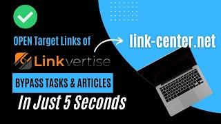 How to Open link-center Links & Bypass - Linkvertise Domain