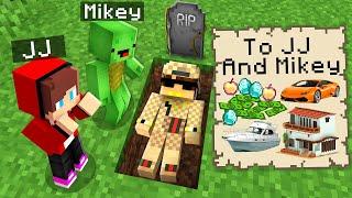 A MILLIONAIRE Left Mikey and JJ THIS as an INHERITANCE in Minecraft - Maizen