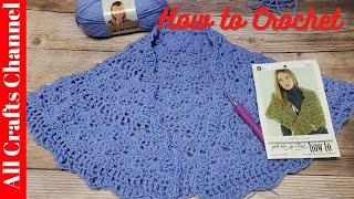 Easy to Crochet Beautiful Wrap- Great Mothers Day Gift