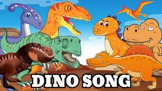 Dino Song  Badannya Besar Tangannya Kecil  Lagu Anak Terbaru  T- REX & Dino Saurus