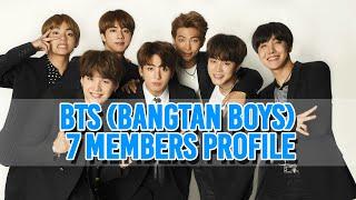 BTS Bangtan Boys 7 Members Profile