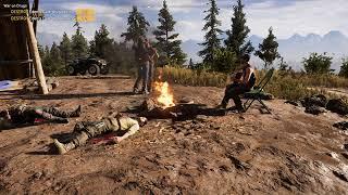 Beautiful campfire song and dance in FarCry 5