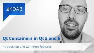 Qt Container in Qt 5 and Qt 6 - Introduction and Common Features