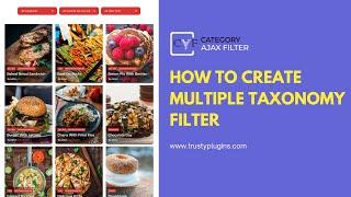 How to Make Multiple TaxonomiesCategories Filter  Wordpress