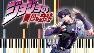 JoJo’s Bizarre Adventure Battle Tendency - Bloody Stream using only piano