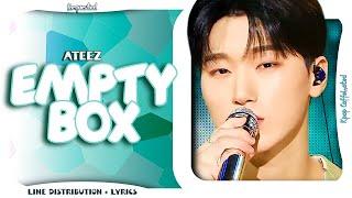 ATEEZ - Empty Box  Line Distribution + Lyrics Requested