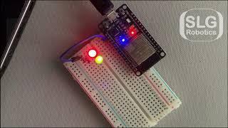 Contrôle à distance via le module wifi ESP32  application web pour allumer et éteindre des LEDs