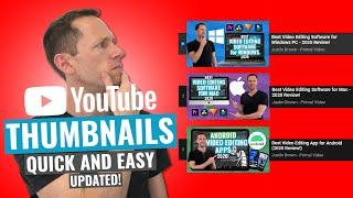How to Make a YouTube Thumbnail - Quick and Easy