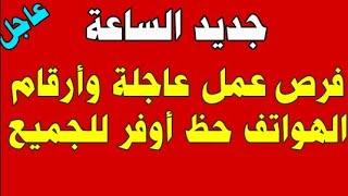 فرص عمل عاجلة وأرقام الهواتف