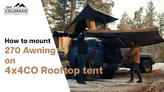 How to Install 4x4 Colorado Cirro 270° Awning & T Channel Accessory Mounts