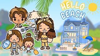 Coastal Villa Beach House ️ Toca Boca House Ideas  TOCA GIRLZ