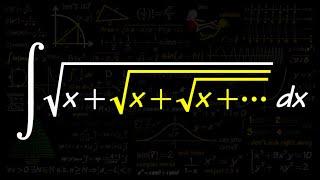 integral of sqrtx+sqrtx+sqrtx+... infinite nested square root