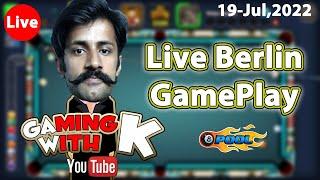 LIVE - 8 Ball Pool Playing Berlin To increase Coins with Commentary - EnglishHindiUrdu