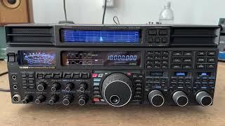 Yaesu FTDX-5000MP Transceiver & SM-5000 Station Monitor WWV